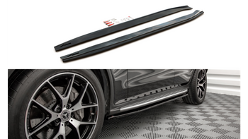 Diffuser Mercedes-Benz GLC C253 Side Skirts v.1 Gloss Black