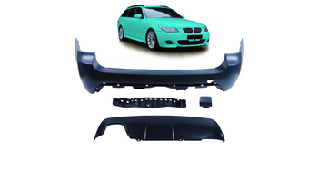 Bumper BMW 5 E61 Rear with Diffuser