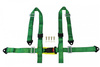 Racing seat belts 4p 2" Green - E4