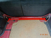 Rear upper strut bar Honda Civic VII EP2 EP3 Red