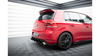 Splitter Volkswagen Golf VI GTI Tył Boczne Racing Durability Black + Gloss Flaps