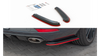 Splitter Seat Leon Cupra III Facelift Sportstourer + Red Tył Boczne v.4 Gloss Black