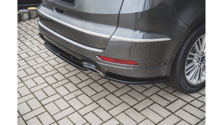 Splitter Ford S-Max II Facelift Rear Side Gloss Black