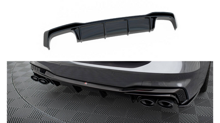 Diffuser Audi S7 C8 Rear Valance Gloss Black