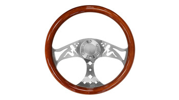 Steering wheel 380mm Wood
