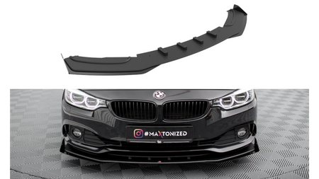 Splitter BMW 4 F36 Front Pro + flaps Black