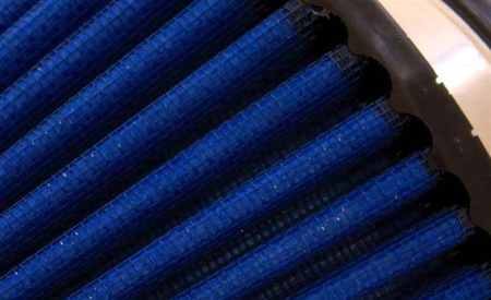 Simota Air Filter H:130mm DIA:60-77mm JAU-X02208-05 Blue