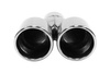 Double Exhaust Tip 2x80mm enter 60mm Polished