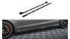 Diffuser Mercedes-Benz C W205 C63 Facelift Side Skirts Street Pro Black + Gloss Flaps