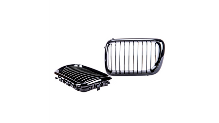 Grill BMW 3 E36 Facelift Compact Single Line Gloss Black