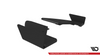 Splitter Audi TT 8S S-Line Facelift Rear Side Street Pro Black + Gloss Flaps
