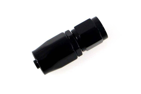 Swivel fitting straight AN10 Black