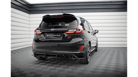 Diffuser Ford Fiesta VIII ST Rear Valance + Flaps Black Racing Durability