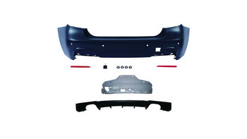 Bumper BMW 3 F30 Rear with Diffuser
