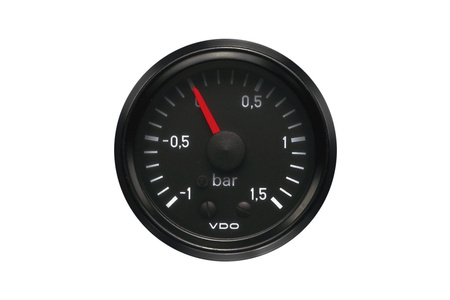 VDO Gauge 52mm - Turbo -1 to 1,5 Bar Mechanic