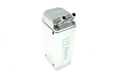 Oil catch tank D1Spec 9mm Silver Square