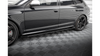 Diffuser Audi RS6 C6 Side Skirts Street Pro Black-Red + Gloss Flaps