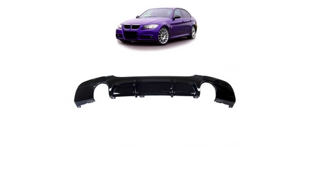 Dyfuzor BMW 3 E90 E91 Tył Gloss Black