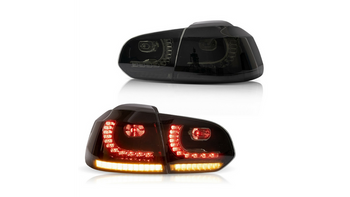 Lampy Volkswagen Golf VI Tył Dynamic LED Smoke