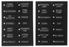 Switch Panel 12V SPST/ON-OFFx3, 1xGZ, 2B 15A IP68