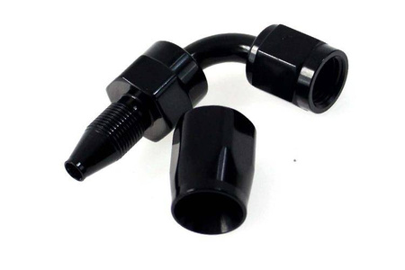 Swivel fitting 90deg AN16 Black