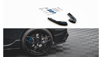 Splitter Volkswagen Golf 8 R Tył Boczne v.1 Gloss Black