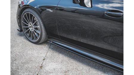 Diffuser Mercedes-Benz CLS 53AMG C257 Side Skirts Gloss Black