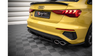 Splitter Audi S3 8Y Tył Środkowy Gloss Black