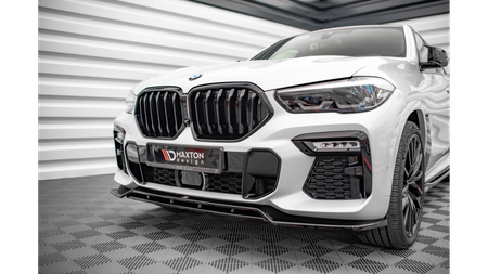 Splitter BMW X6 G06 M-Pack przód v.2 Gloss Black