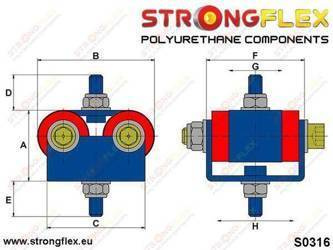 Engine & gearbox mount - on request, 031779