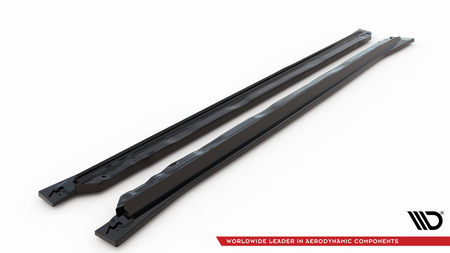Diffuser Volkswagen Tiguan II Allspace Side Skirts Gloss Black