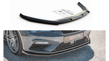 Splitter Seat Leon Cupra FR III Facelift przód v.6 Gloss Black