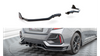 Splitter Honda Civic X Facelift Sport Rear Central with Diffuser + Flaps