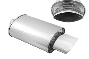 Rear Muffler 73x152mm inlet 63,5mm
