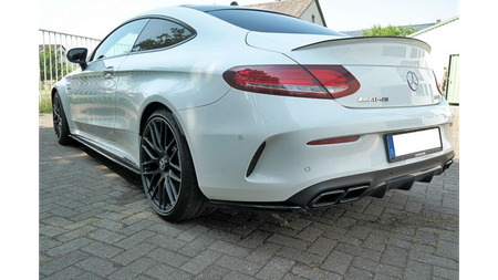 Splitter Mercedes-Benz C C205 63AMG Rear Gloss Black