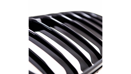 Grill BMW X1 F48 pojedyncze żeberka Gloss Black