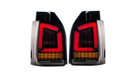 Lampy Volkswagen Transporter T5 Tył Dynamic LED Smoke