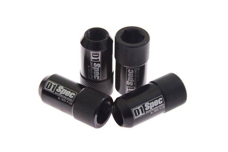 Forged wheel lug nuts D1Spec HEX Alu 1,25 black