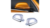 Mirror Cover Set Audi A3 A4 A5 A6 A8 Q3 Matt Silver