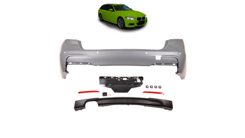 Bumper BMW 3 F31 Rear with Diffuser