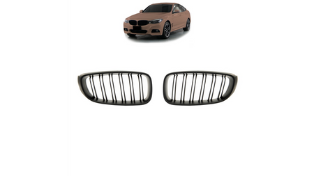 Grill BMW 3 F34 podwójne żeberka Matt Black