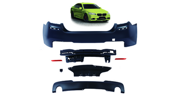 Zderzak BMW 5 F10 Tył z dyfuzorem