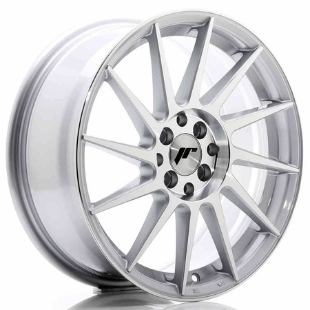 JR Wheels JR22 17x7 ET35 5x100/114 Silver Machined Face