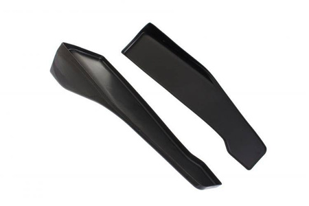 Universal Black Side Skirt Rocker Splitters Winglet Wings Canard Diffuser 48cm