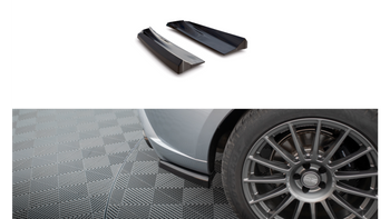 Splitter Porsche Macan I Facelift 2 Rear Side Gloss Black
