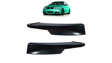 Dokładka BMW 3 E90 E91 Facelift Zderzak Przód Carbon Look