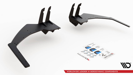 Diffuser Honda Civic X Type-R Rear Valance + Flaps Red Racing Durability v.2