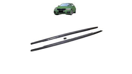 Dokładka BMW 5 G30 G31 Progi Carbon Look