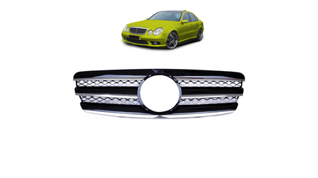 Grill Mercedes-Benz E W211 S211 Chrome & Black