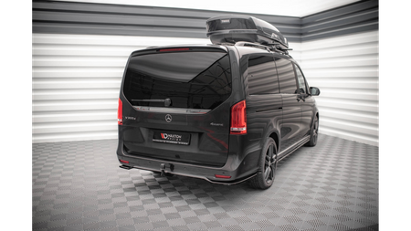 Splitter Mercedes-Benz V W447 Facelift Rear Central with Diffuser Gloss Black